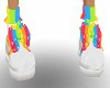 Rainbow Doll Shoes
