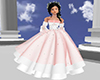 kid pale pink gown
