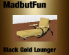 Black Gold Lounger