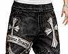 LEATHER CH JEANS