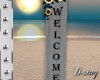 Welcome Sign Sunflower