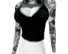 Black top + tattoos Black top + tattoos