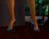 CA Blue DK Crystal Pumps