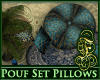 Pouf Set with Pillows