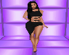 Black dress sexy RL
