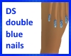 DS Double blue nails