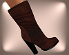 *S* Brown Suede Boots