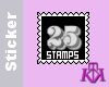 My 25th stamp