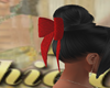 JAZZY RED BOW HAIR