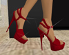 hot red spike heels