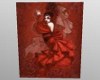 Art Spanish Lady Red