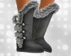 !N! Fur Boots Grey