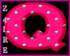 Q - Letter Seat Pink