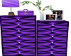 purple dresser