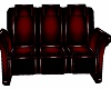 5 pose cuddle couch red 