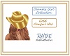 RHBE.Gold Cowgirl Hat