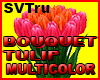 bouquet tulip multicolor