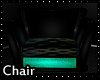 Teal night single Chair