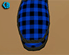 Blue Slippers Plaid (F)