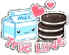 Cute Milk and cookie