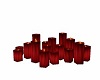 Red animated Candles