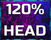 120% Head Scaler