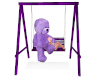 Ani. Purple T.Bear Swing