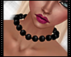 *CC*Black pearl necklace