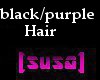 [susa]Black/purpl hair