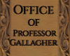 Professor Gallagher Sign