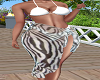 White Bikini Tiger Skirt