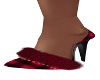 CS-Red Plaid Heels