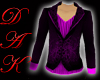 Purple Elegant Vest