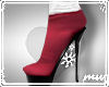 !Santa maid boots red