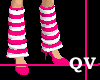 [QV]Pink/White Socks!