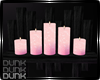 lDl Pink Glow  Candles
