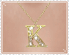 Necklace of letters K
