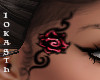 IO-Rose Face Tattoo