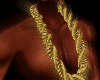 DRK RUBY RED GOLD ROPE