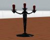 (G) Black candelabra