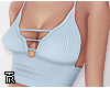 ❥ Blue Cropped top.