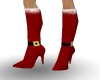 Red Santa boots