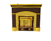 Yellow Fireplace