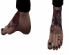 Male Feet With Tattoo