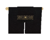 Black and Gold Towel
