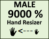 Hand Scaler 9000% Male