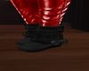 GR~ Black Fur Booties