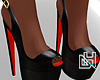 DH. Glossy Black Heels