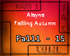 𝕁| Falling Autumn PT1