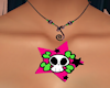 Necklace Emo Skull